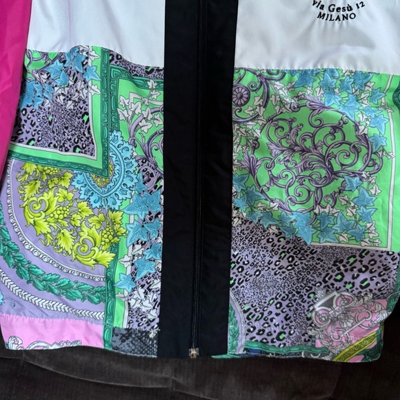 Authentic Versace Pink and White Jacket with Multicolor Accents - Picture 3 of 10